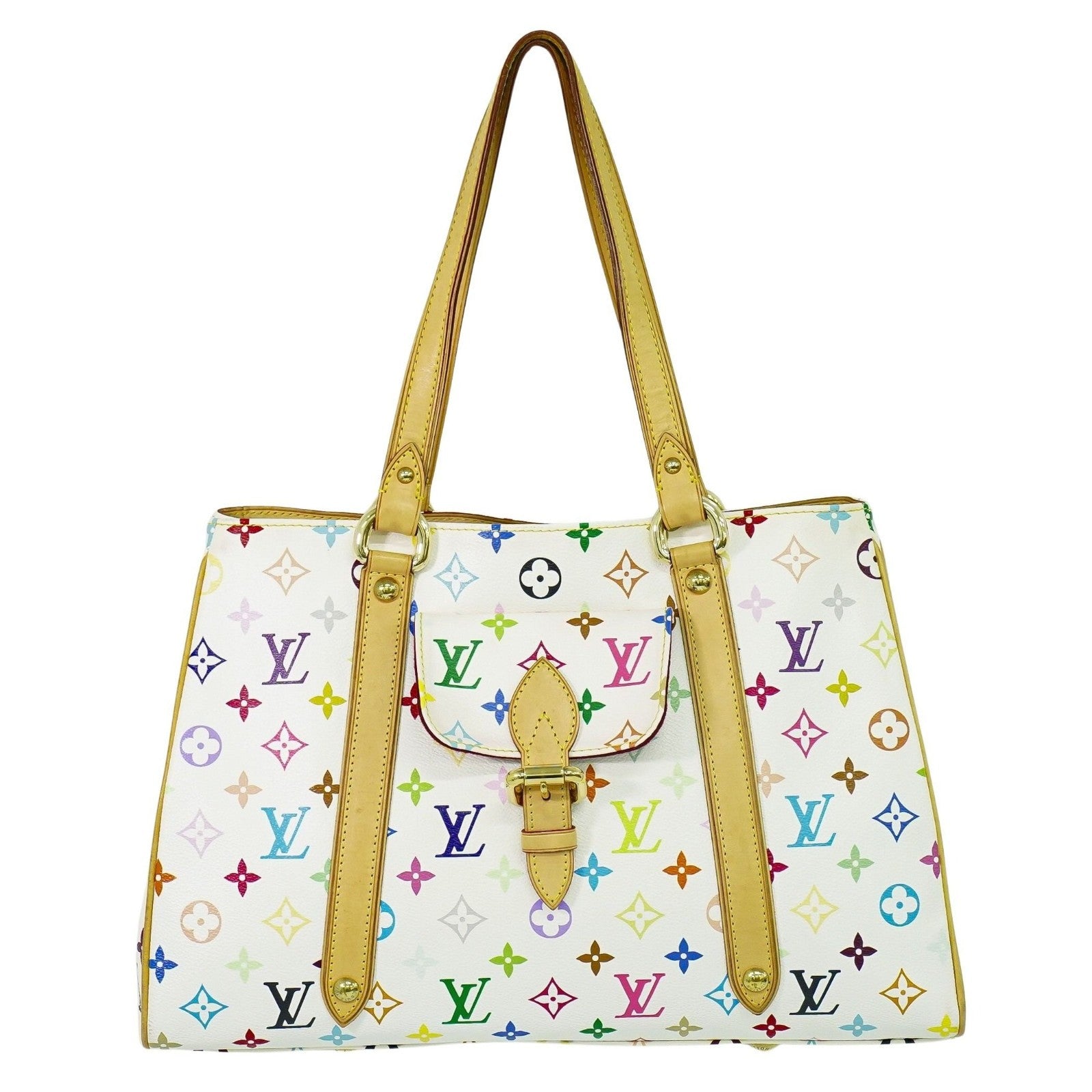 Louis Vuitton Aurelia Handbag Monogram Multicolor, MULTICOLOUR, CANVAS, Tote bag