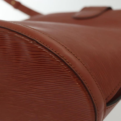 Louis Vuitton Cluny Shoulder Bag Epi Leather, BROWN, LEATHER, Shoulder bag