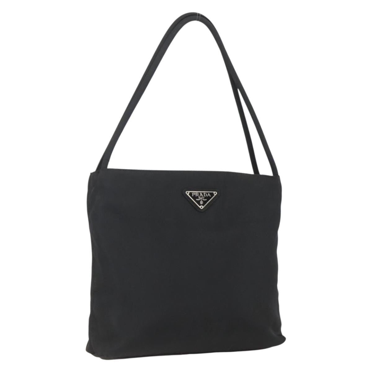 Prada Vintage Tote Tessuto, BLACK, NYLON, Tote bag