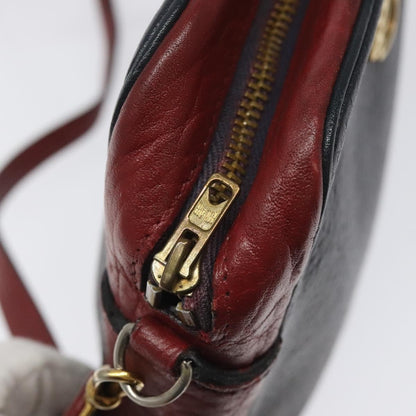 Hermes Jockey shoulder bag Leather, NAVY, LEATHER, Shoulder bag