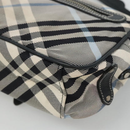 Burberry Nova Check Blue Label Nylon, GRAY, NYLON, Bag