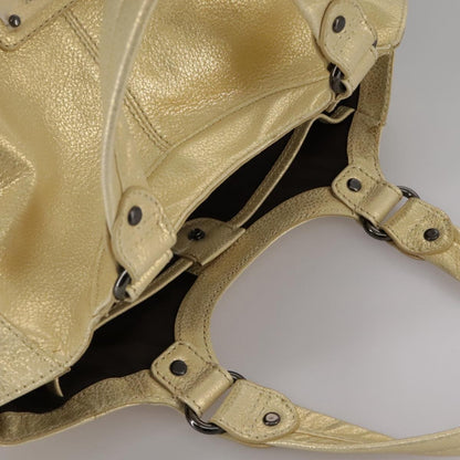 Burberry Blue Label Handbag Leather, GOLD, LEATHER, Handbag