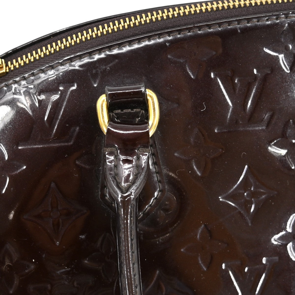 Louis Vuitton Sherwood Handbag Monogram Vernis, Purple, Patent Leather, Handbag