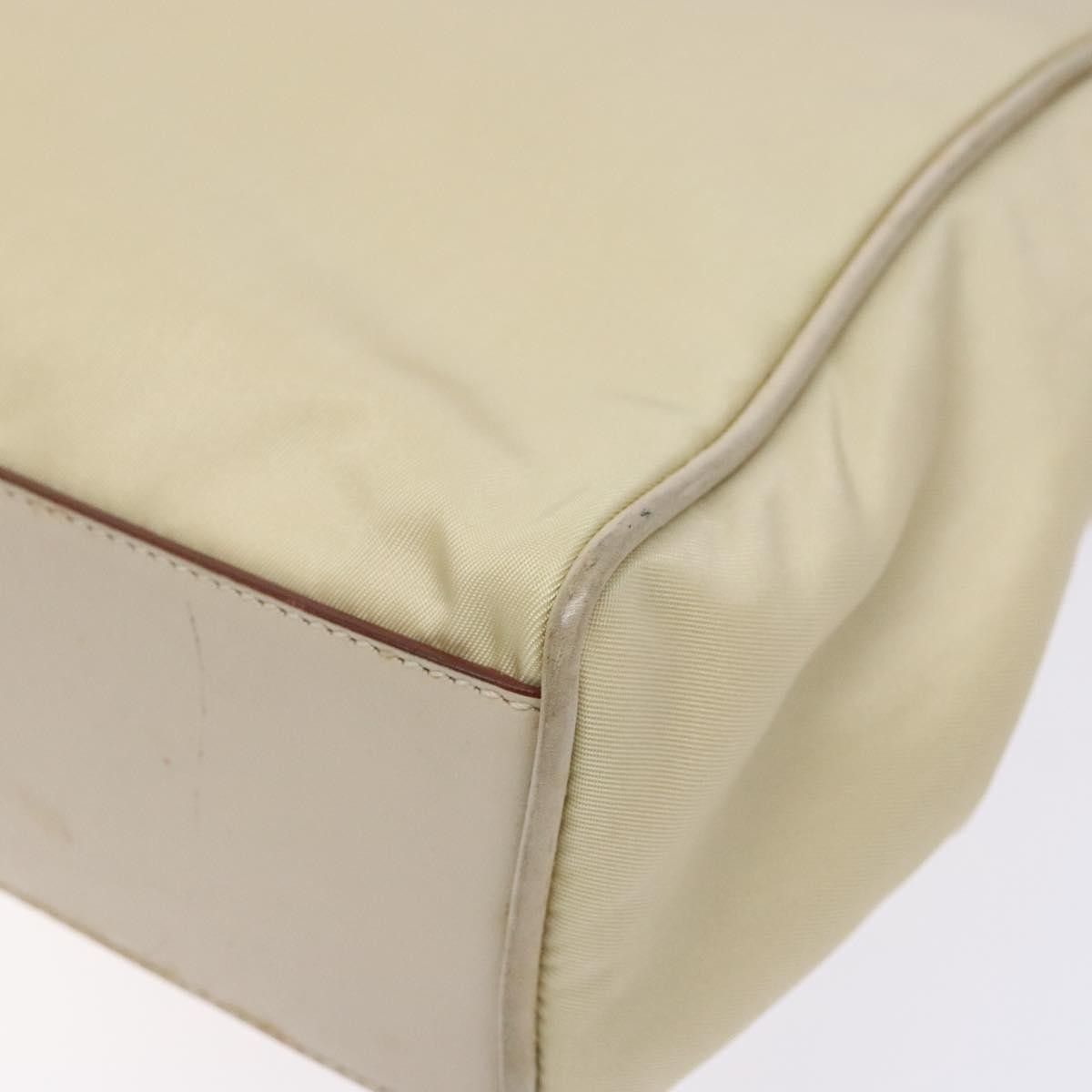 Prada Vintage Handbag Tessuto, BEIGE, NYLON, Handbag