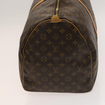 Louis Vuitton Keepall Bag Monogram Canvas, BROWN, CANVAS, Travel bag