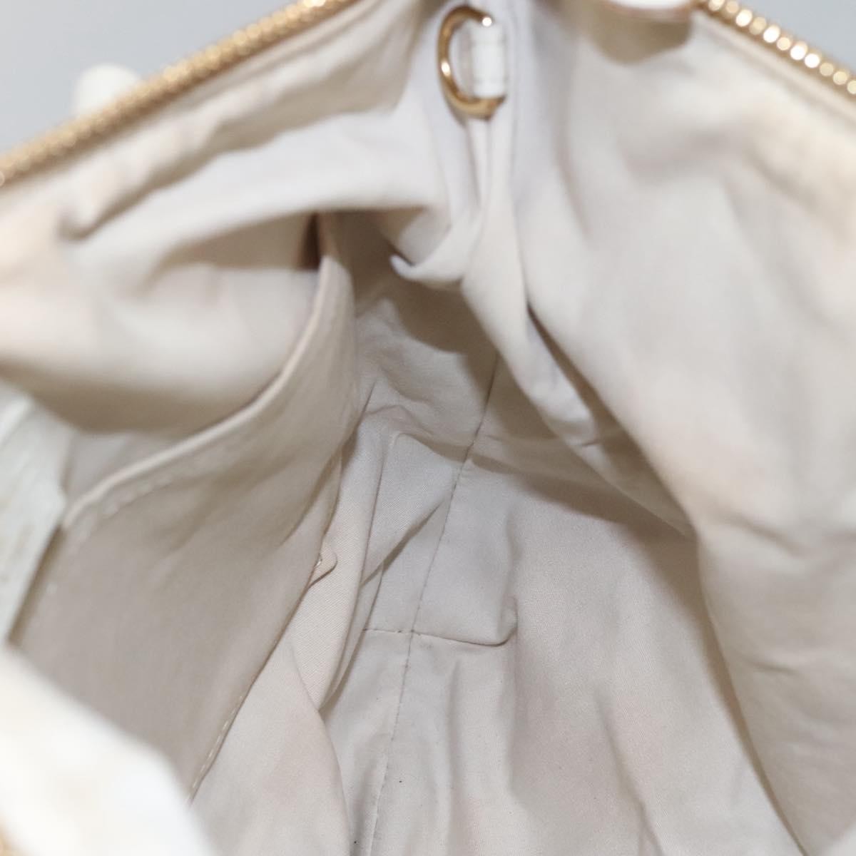 Louis Vuitton Marina Handbag Mini Lin Croisette, PINK, CANVAS, Handbag