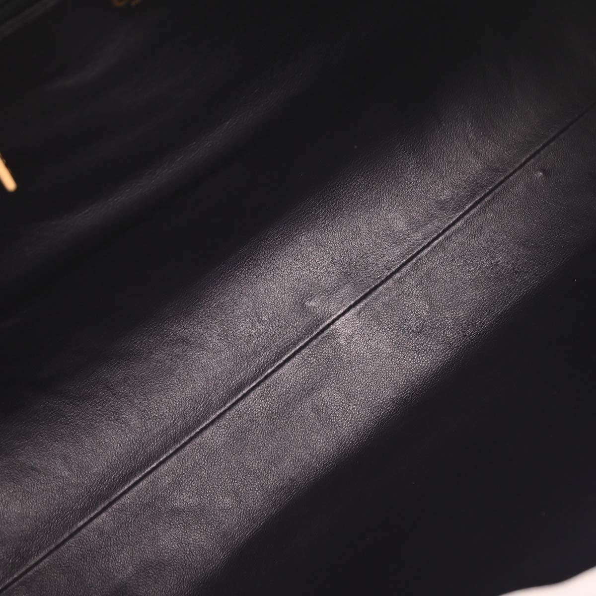 Chanel Vintage CC Zip Tote Quilted Jersey, NAVY, CANVAS, Tote bag