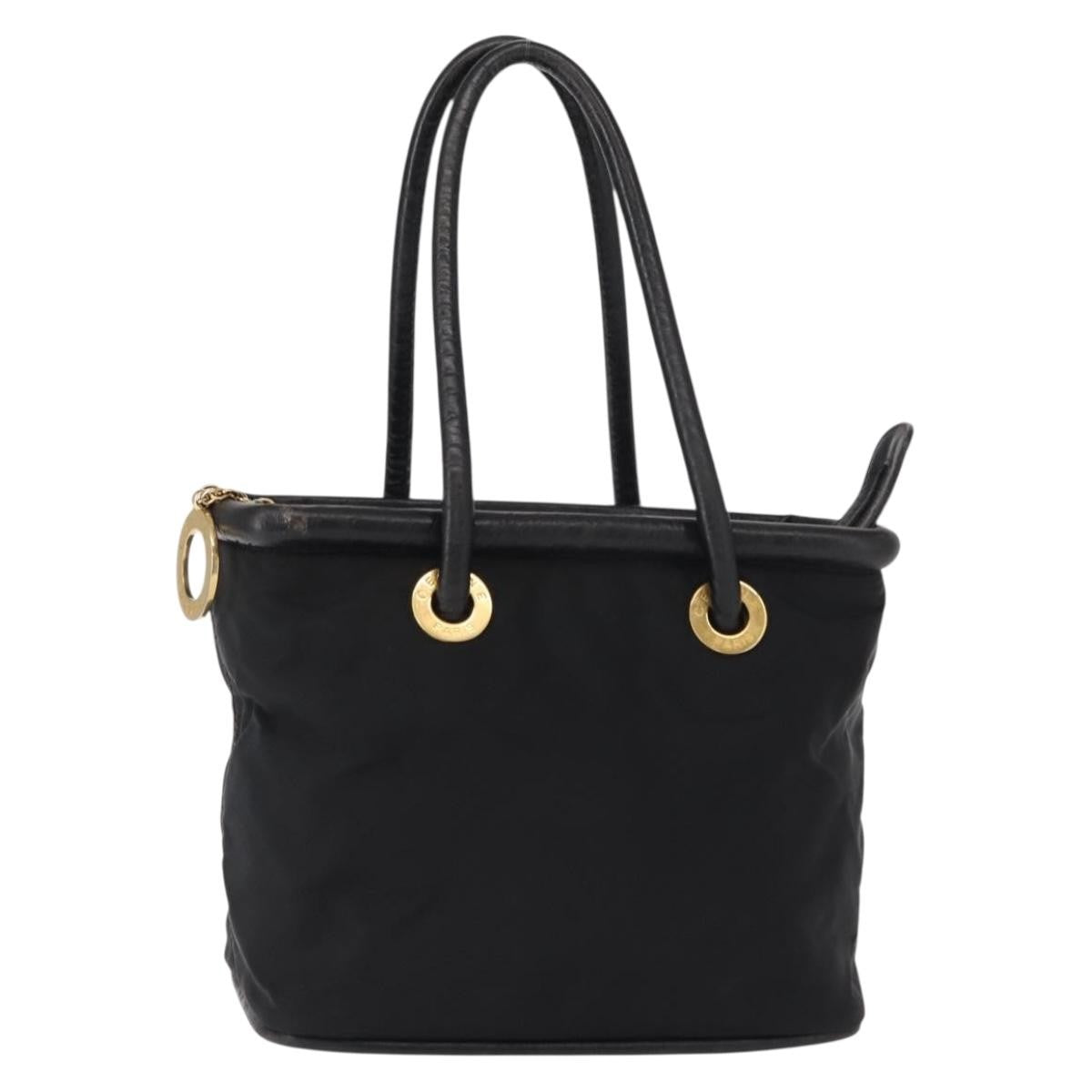 Celine Handbag Nylon, BLACK, NYLON, Handbag