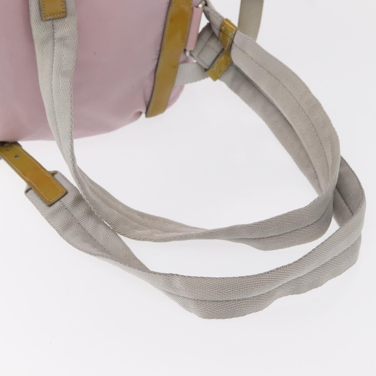 Prada Double Front Pocket Backpack Tessuto, PINK, NYLON, Backpack