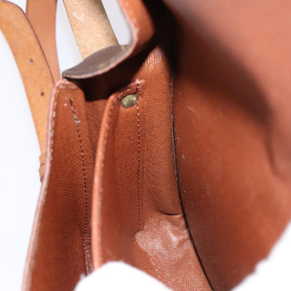 Louis Vuitton Cartouchiere Handbag Monogram Canvas, BROWN, CANVAS, Handbag