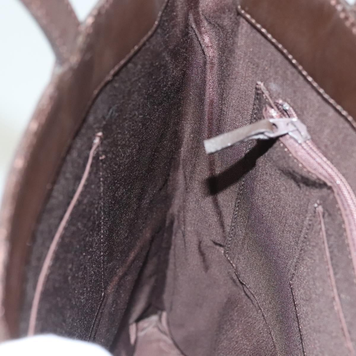 Burberry Vintage Handbag Leather, BROWN, LEATHER, Handbag