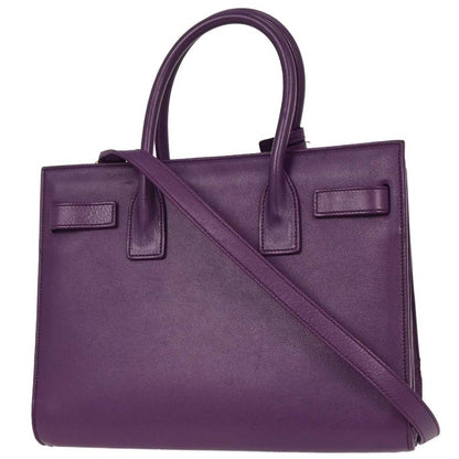 Saint Laurent Sac de Jour NM Bag Leather, PURPLE, LEATHER, Handbag