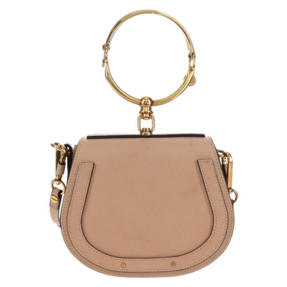 Chloe Nile Crossbody Bag Leather, PINK, LEATHER, Shoulder bag