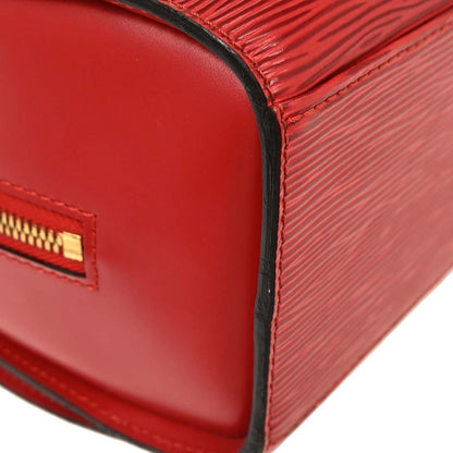 Louis Vuitton Pont Neuf Handbag Epi Leather, RED, LEATHER, Handbag
