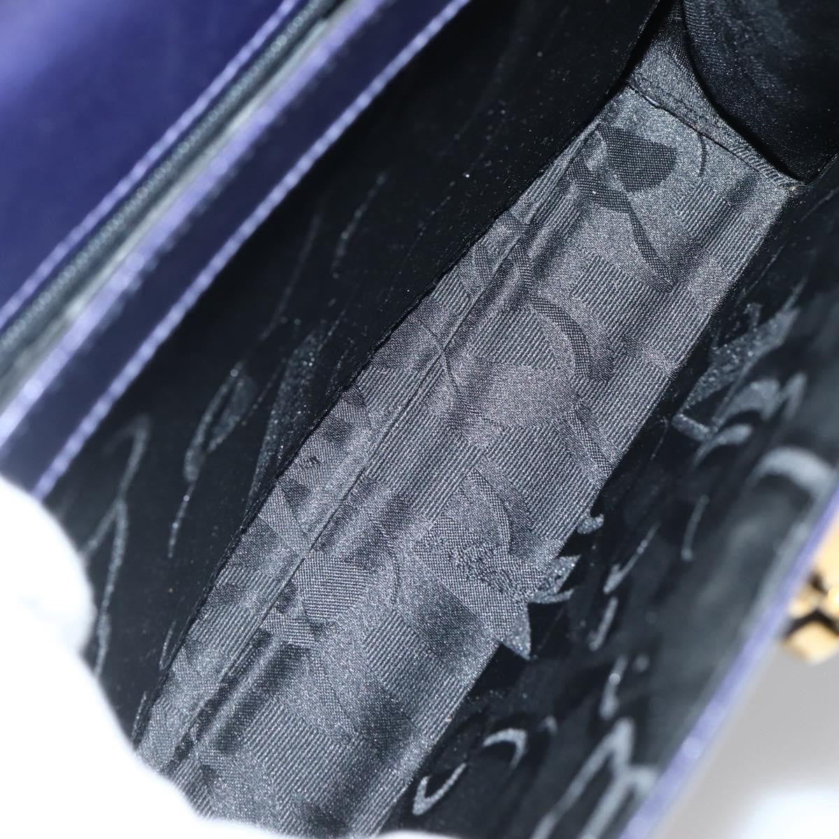 Salvatore Ferragamo Gancini Convertible Top Handle Bag Leather, PURPLE, LEATHER, Handbag