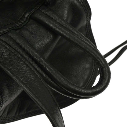 Loewe Anagram Backpack Leather, BLACK, LEATHER, Backpack