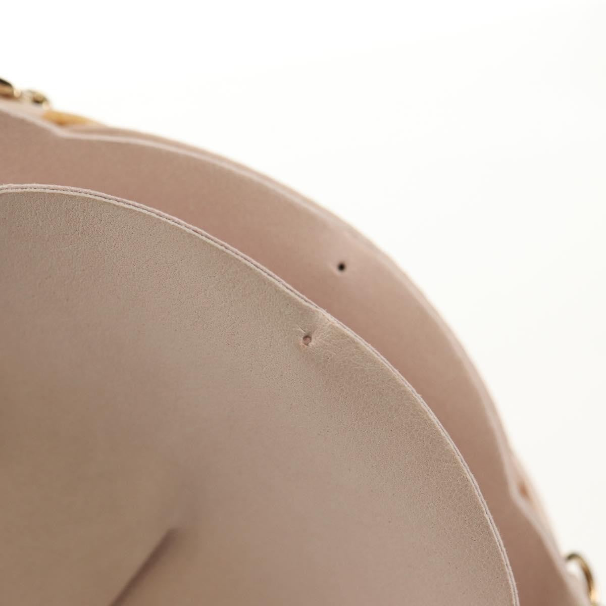 Chanel Camellia Round Clutch with Chain Satin, PINK, SATIN, Clutche & pouche