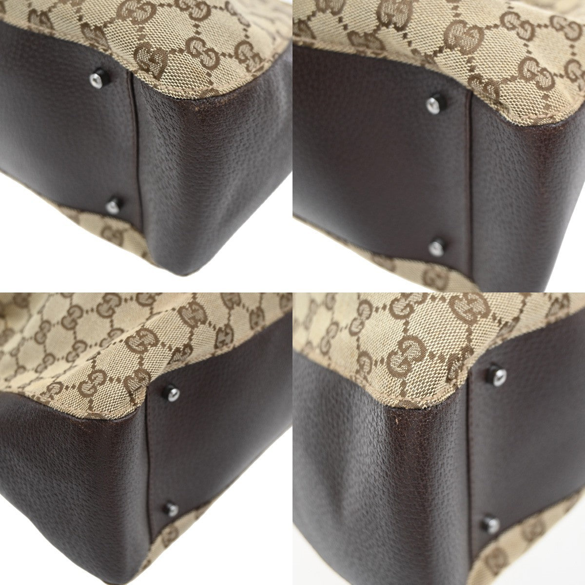 Gucci Vintage tote GG Canvas, BROWN, CANVAS, Tote bag