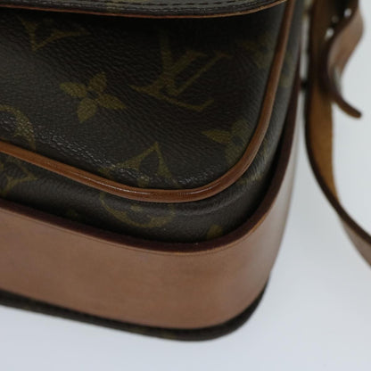 Louis Vuitton Cartouchiere Handbag Monogram Canvas, BROWN, CANVAS, Shoulder bag