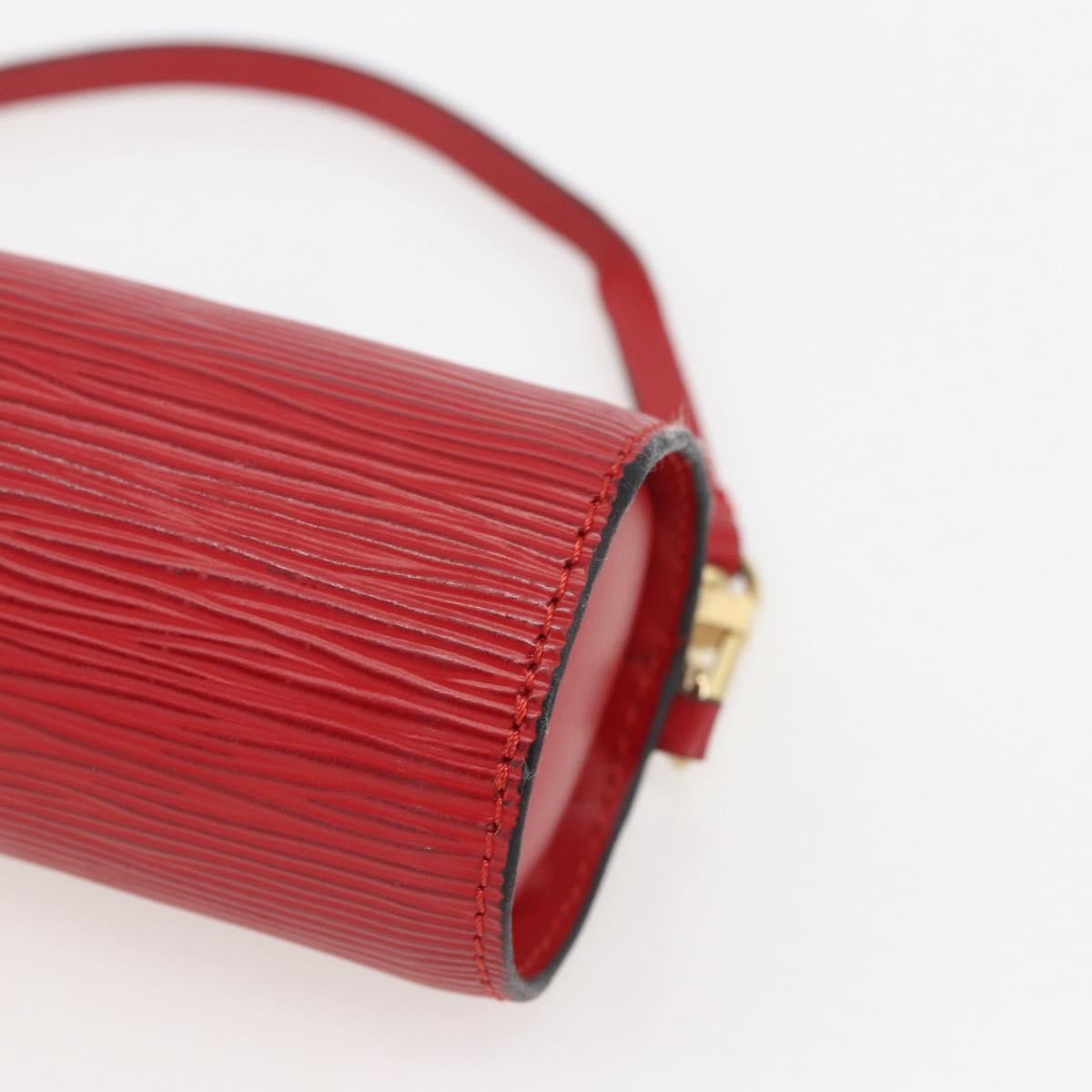 Louis Vuitton Soufflot Pochette Epi Leather, RED, LEATHER, Clutche & pouche