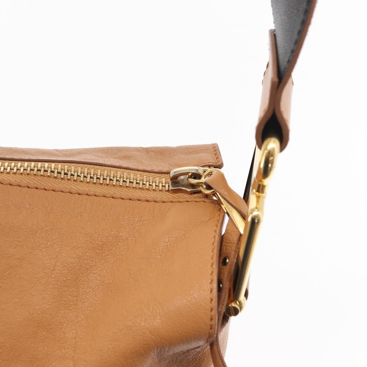 Chloe Vanessa Shoulder Bag Leather, BROWN, LEATHER, Shoulder bag