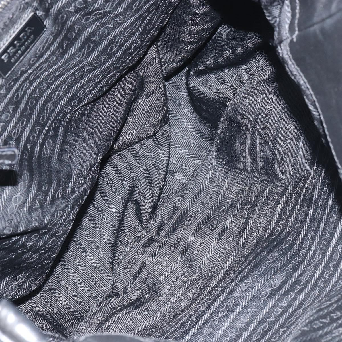 Prada Vintage Shoulder Bag Tessuto, BLACK, NYLON, Shoulder bag