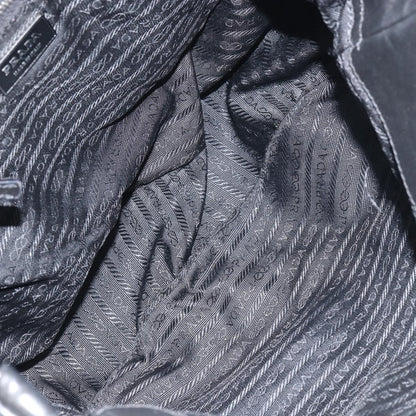 Prada Vintage Shoulder Bag Tessuto, BLACK, NYLON, Shoulder bag