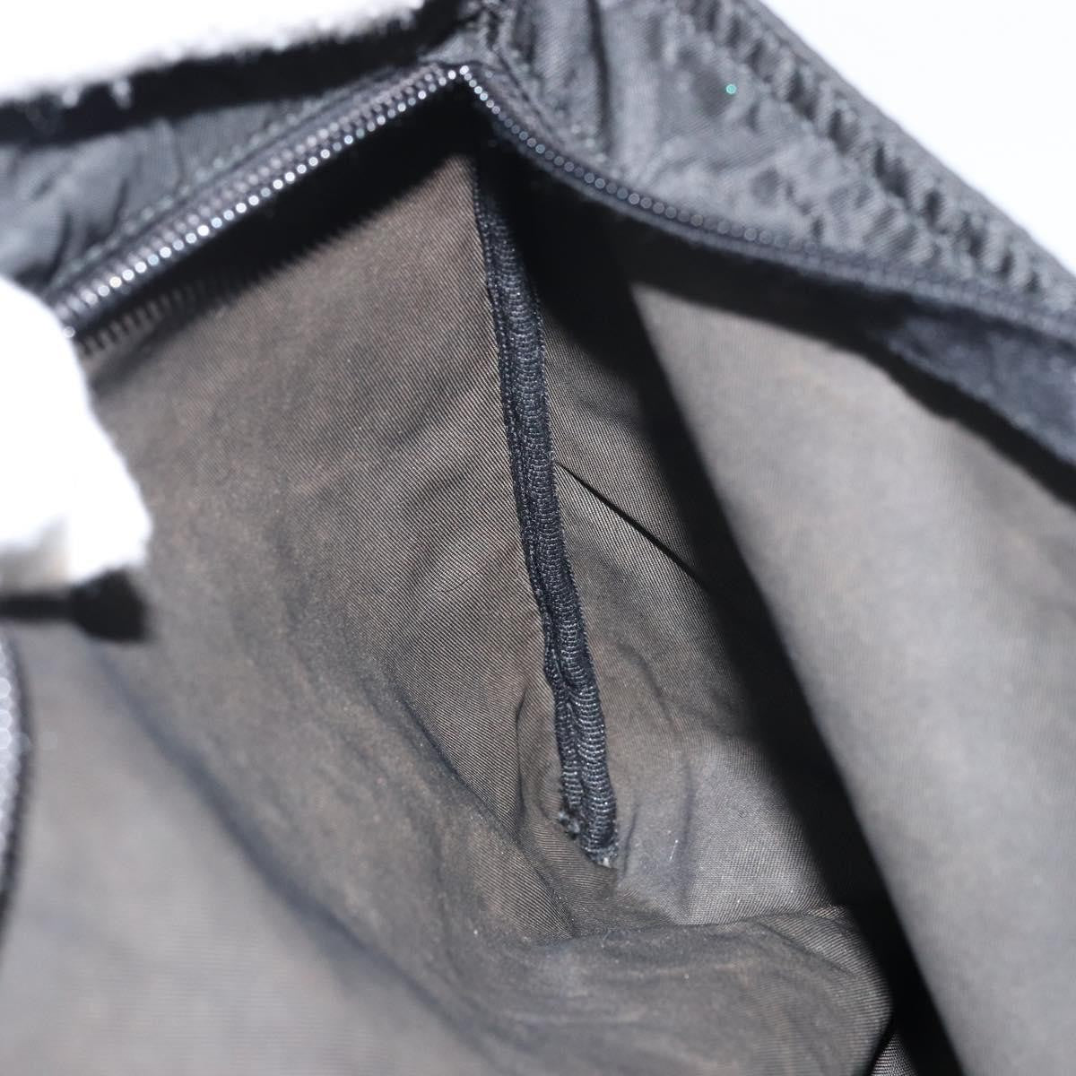 Prada Flat Messenger Bag Tessuto, BLACK, NYLON, Shoulder bag