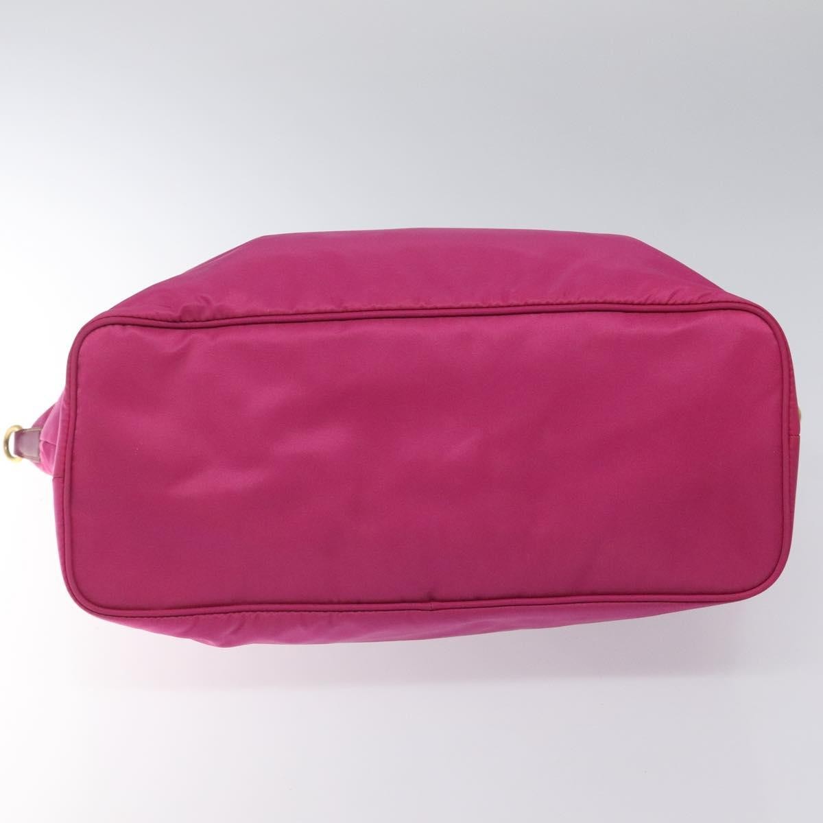 Prada Convertible Zip Tote Tessuto, PINK, NYLON, Tote bag