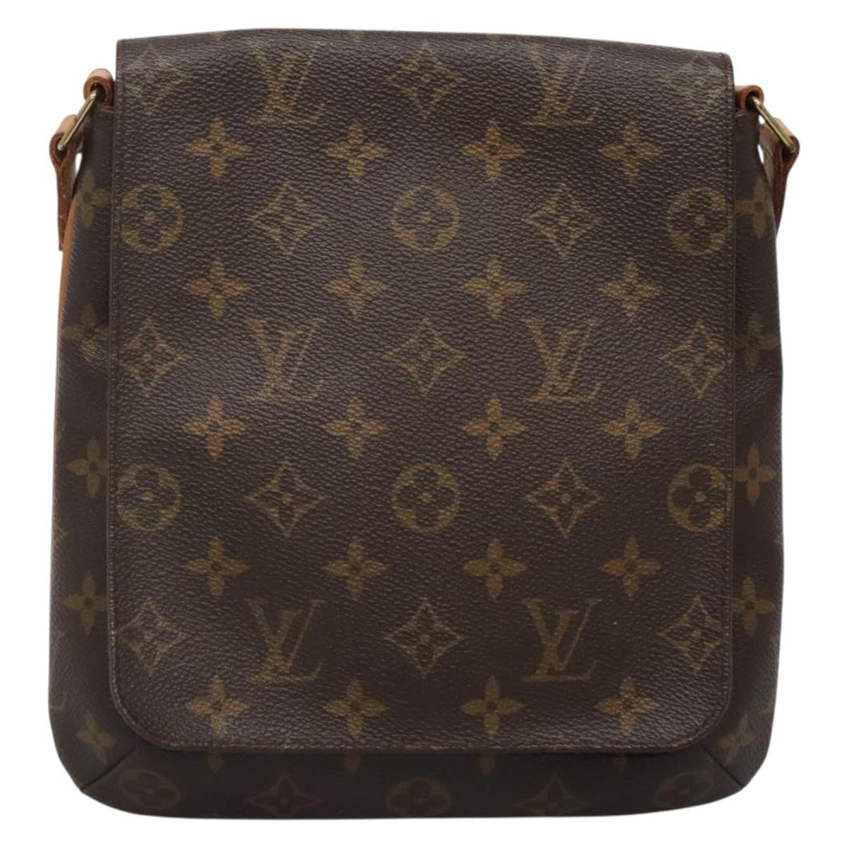 Louis Vuitton Musette Salsa Handbag Monogram Canvas, BROWN, CANVAS, Handbag