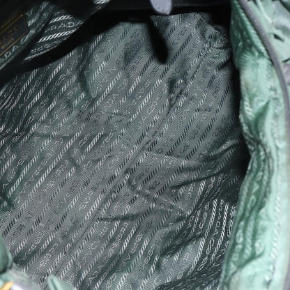 Prada Convertible Bow Tote Tessuto, GREEN, NYLON, Handbag