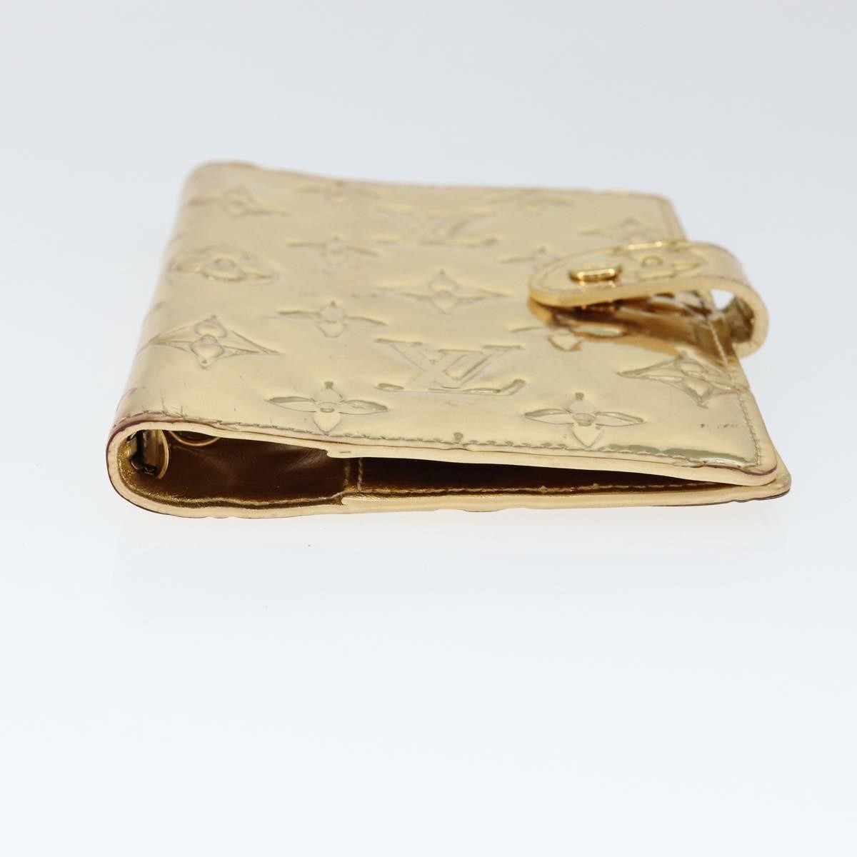 Louis Vuitton Agenda Cover Patent Leather, GOLD, PATENT_LEATHER, Wallets