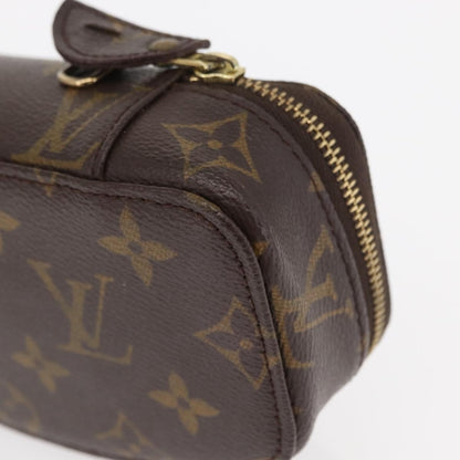 Louis Vuitton Monte-Carlo Jewelry Box Canvas, BROWN, CANVAS, Clutche & pouche