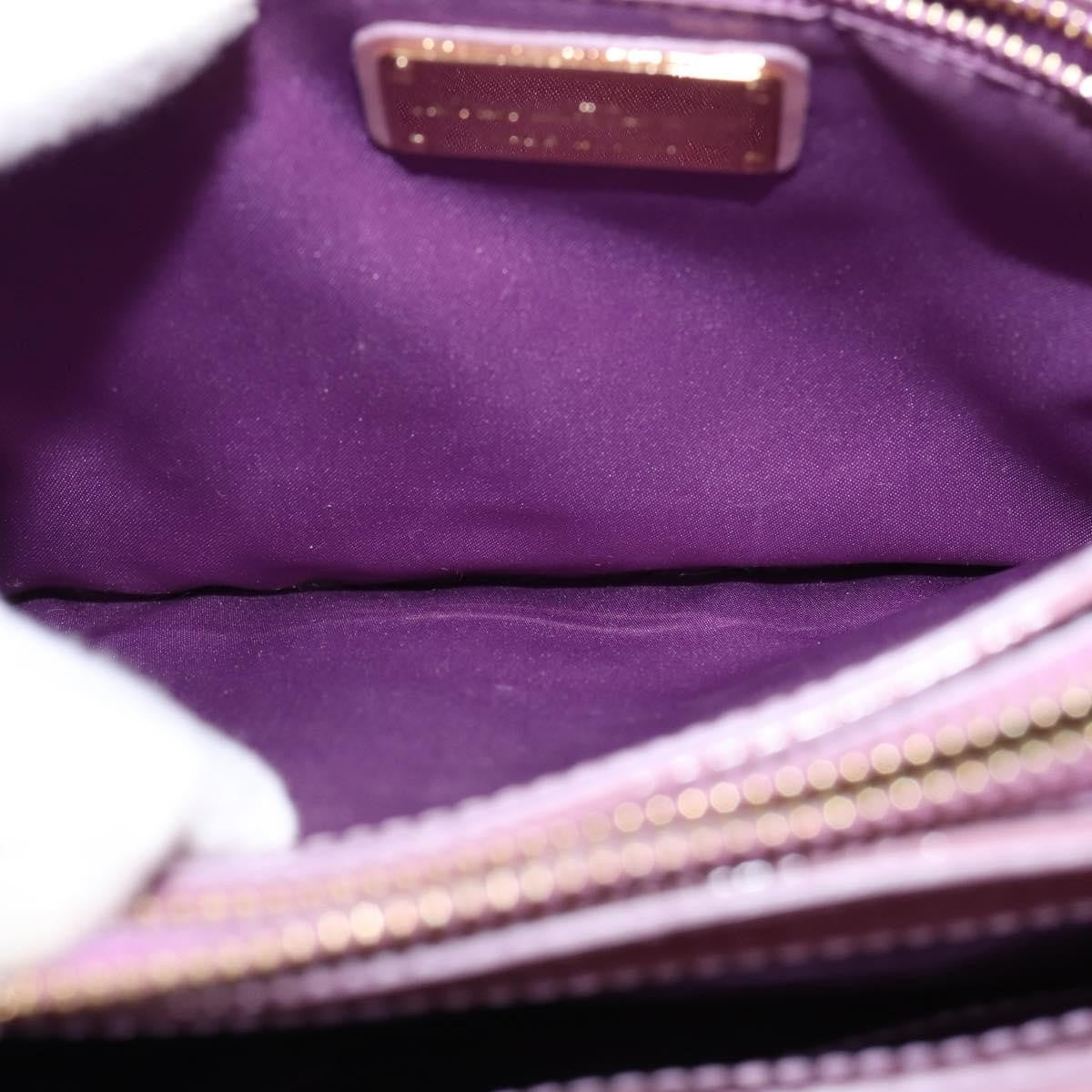 Salvatore Ferragamo Vala Handbag Patent leather, PURPLE, PATENT_LEATHER, Handbag