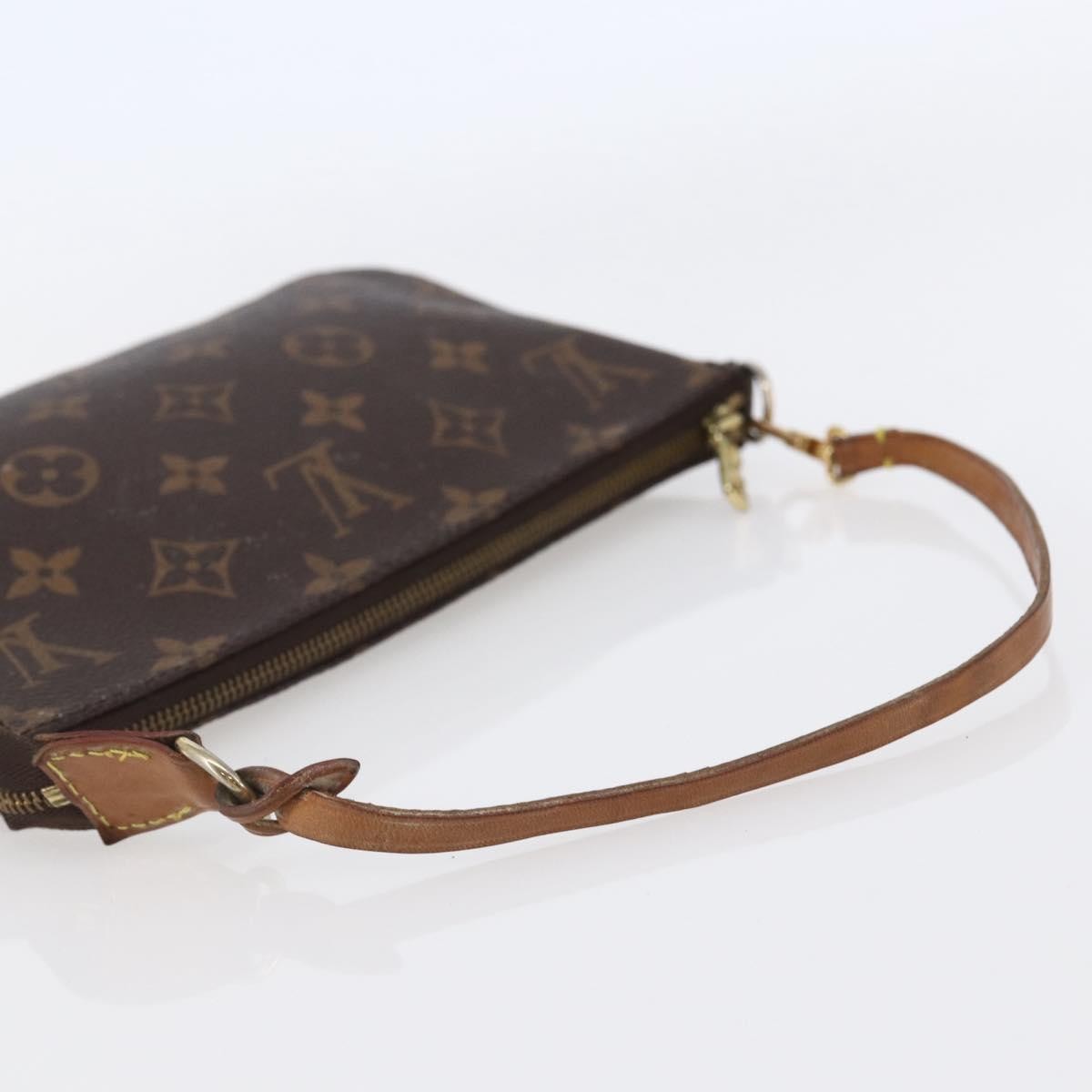 Louis Vuitton Pochette Accessoires NM Monogram Canvas, BROWN, CANVAS, Clutche & pouche