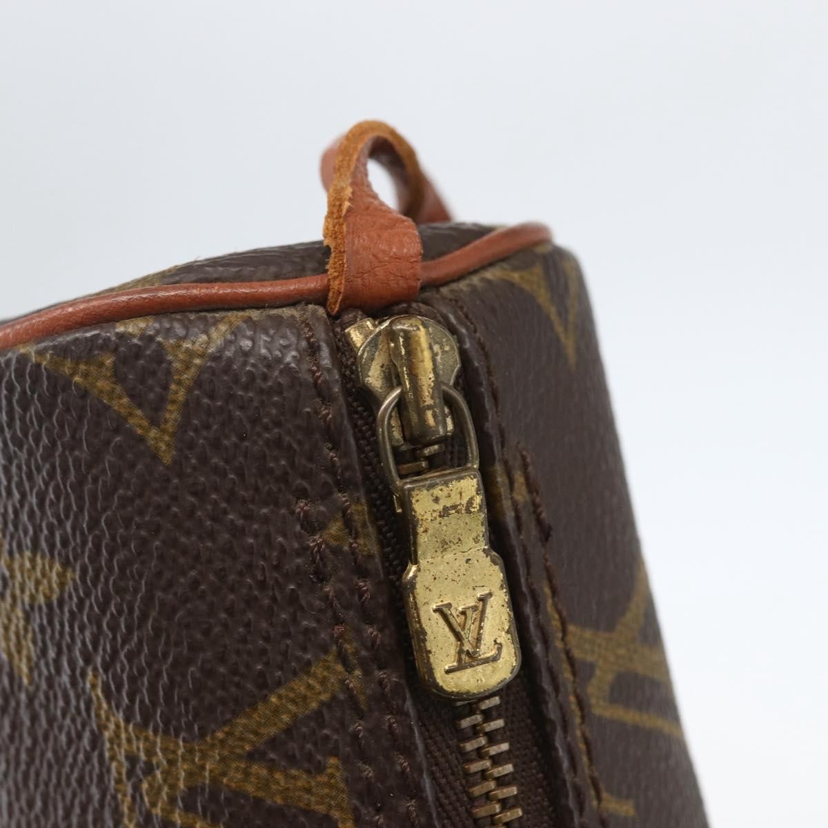 Louis Vuitton Papillon Pochette Monogram Canvas, BROWN, CANVAS, Clutche & pouche