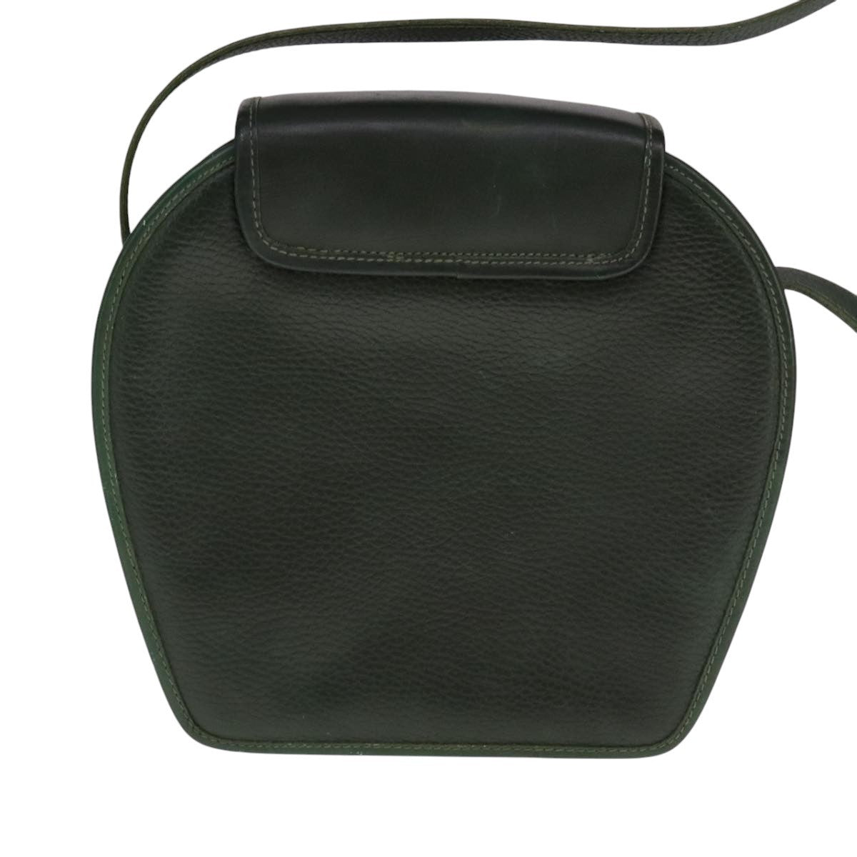 Burberry Vintage Shoulder Bag Leather, GREEN, LEATHER, Shoulder bag