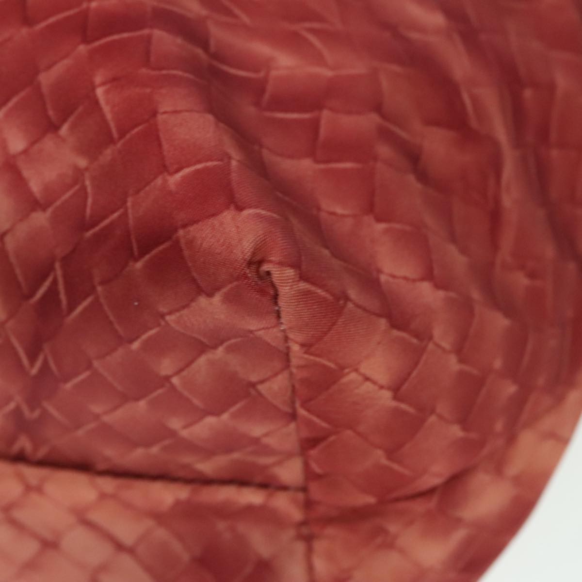 Bottega Veneta Intrecciolusion Tote Printed Nylon, ORANGE, NYLON, Tote bag