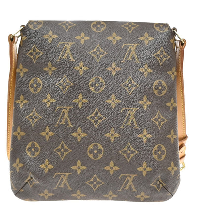 Louis Vuitton Musette Salsa Handbag Monogram Canvas, BROWN, CANVAS, Shoulder bag