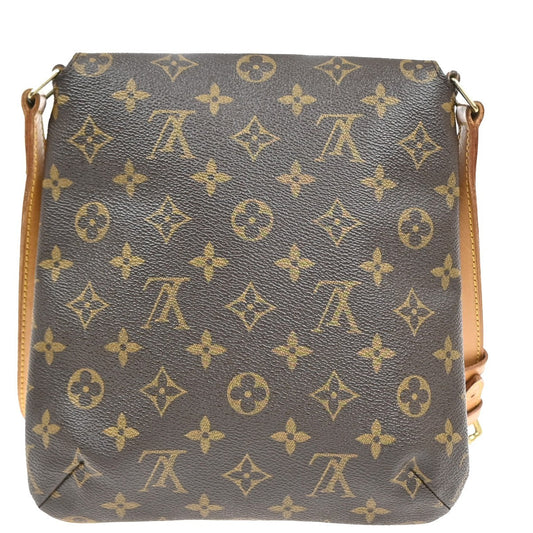 Louis Vuitton Musette Salsa Handbag Monogram Canvas, BROWN, CANVAS, Shoulder bag