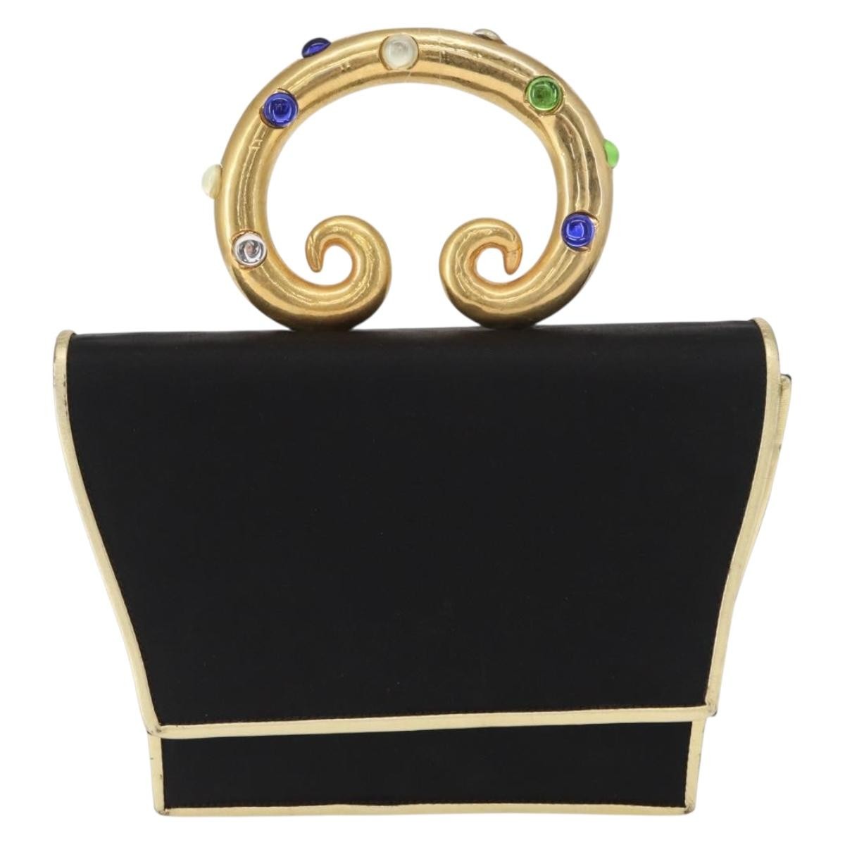 Givenchy Vintage Handbag Nylon, BLACK, NYLON, Handbag