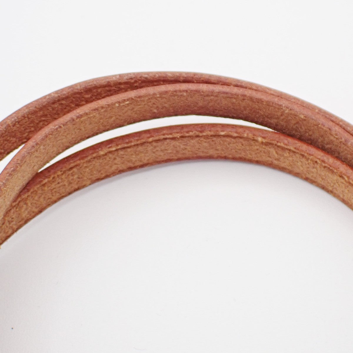 Hermes Hapi 3 Bracelet Leather with Metal, BROWN, LEATHER, Bracelet