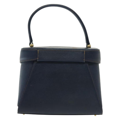 Valentino Garavani Vintage Handbag Leather, NAVY, LEATHER, Handbag