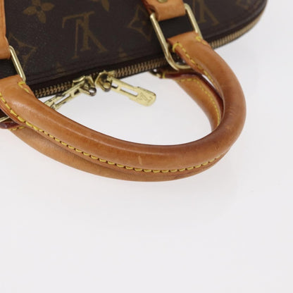 Louis Vuitton Vintage Alma Handbag Monogram Canvas, BROWN, CANVAS, Handbag