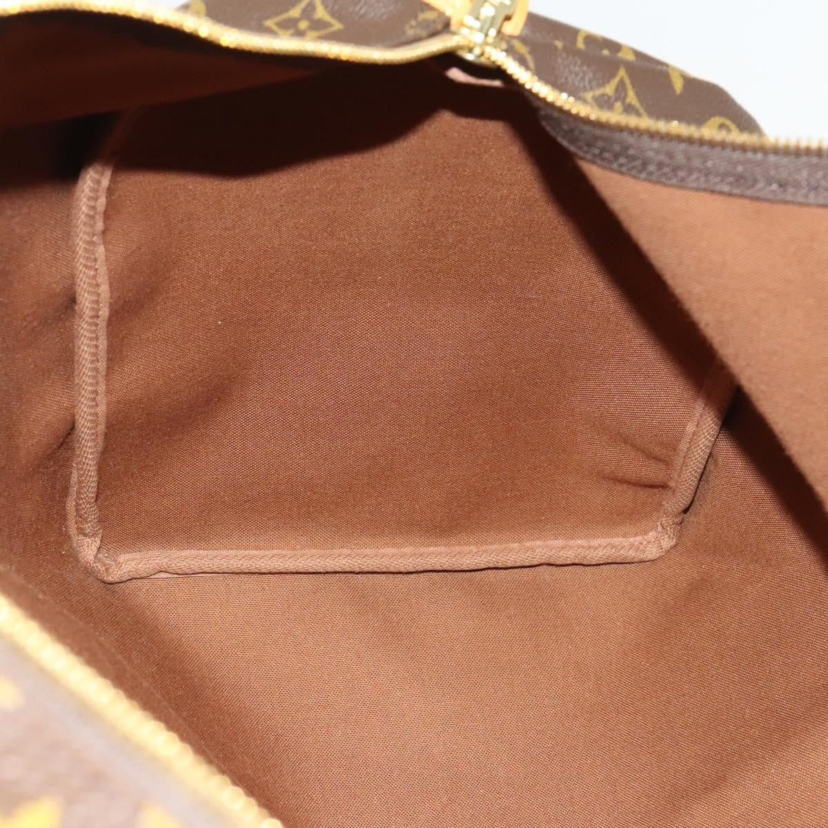 Louis Vuitton Keepall Bag Monogram Canvas, BROWN, CANVAS, Travel bag