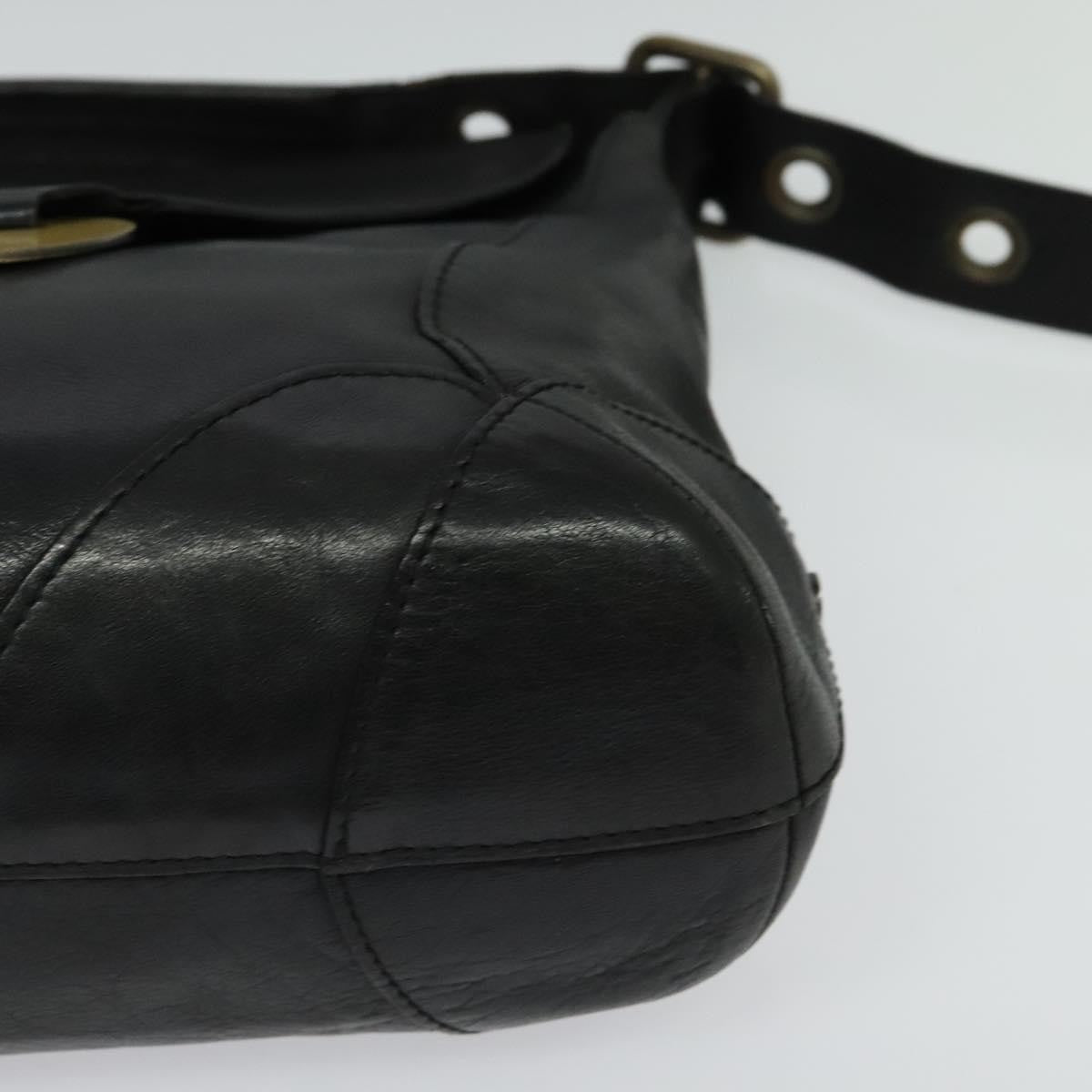 Chloe Vintage Flap shoulder bag Leather, BLACK, LEATHER, Shoulder bag
