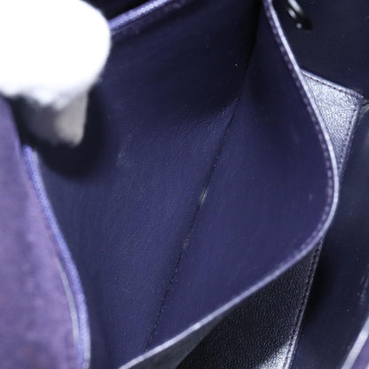 Chanel Flap Clutch Shearling, PURPLE, SUEDE, Clutche & pouche