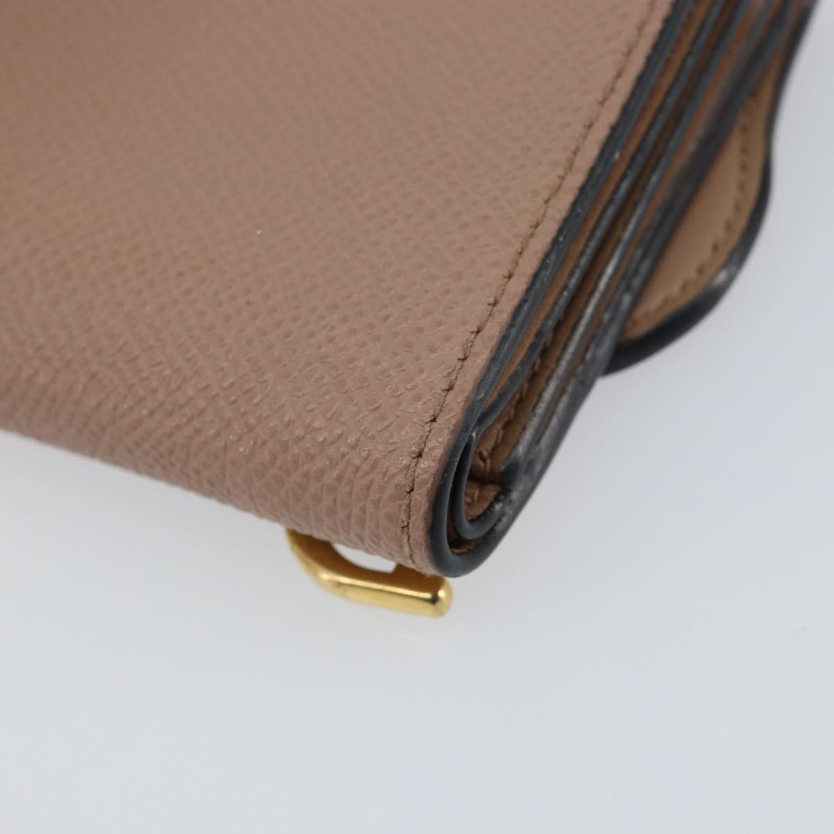 Christian Dior Saddle Lotus Wallet Leather, BEIGE, LEATHER, Wallets