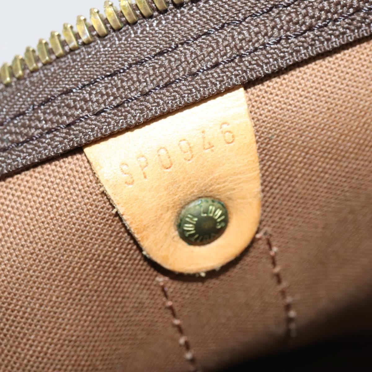 Louis Vuitton Keepall Bag Monogram Canvas, BROWN, CANVAS, Travel bag