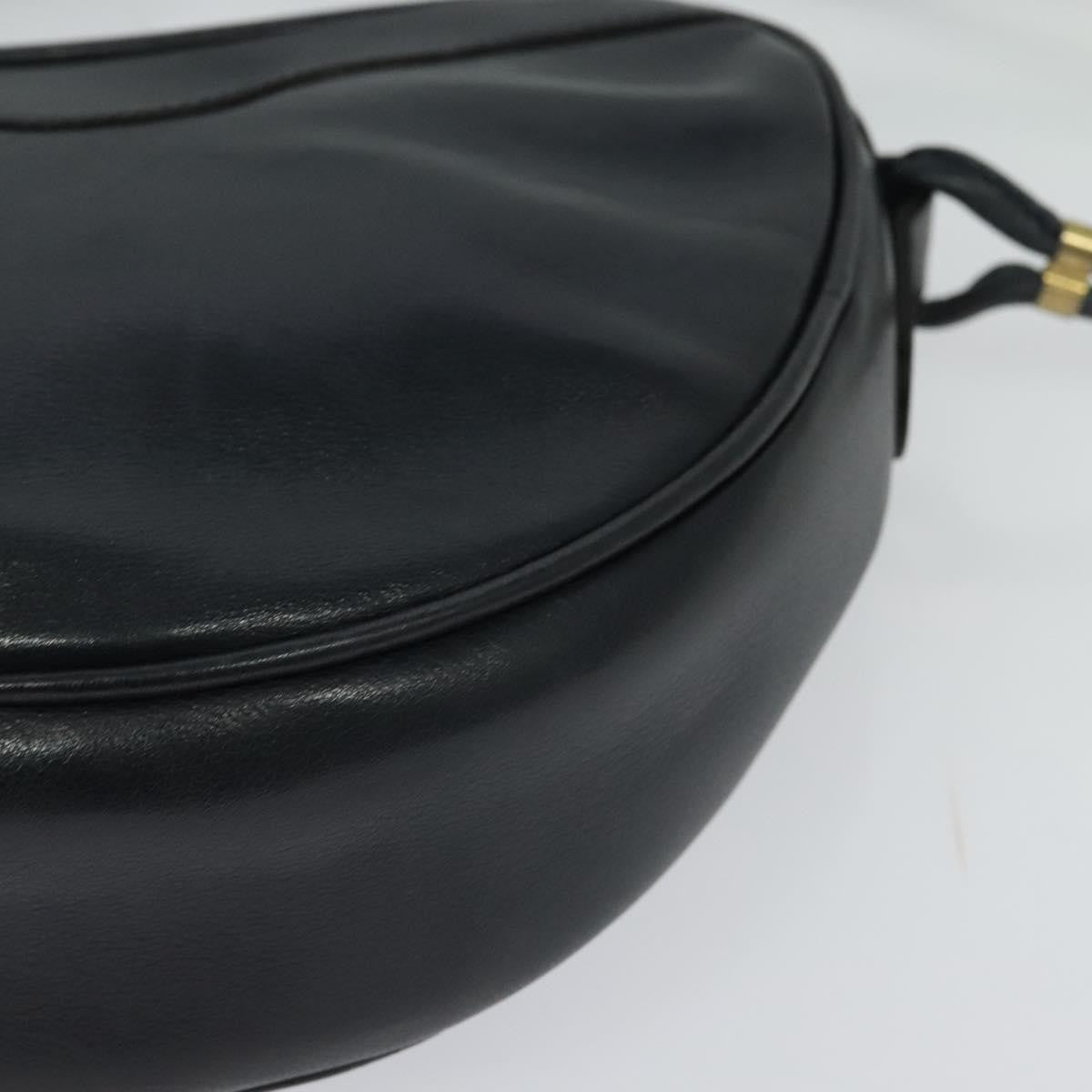 Celine Shoulder Bag Leather, NAVY, LEATHER, Shoulder bag